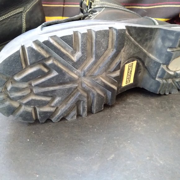 DAKOTA Work Boots 8514 Steel Toe & Plate 8" Metaguard Waterproof 6.5 US Men's - Picture 6 of 6